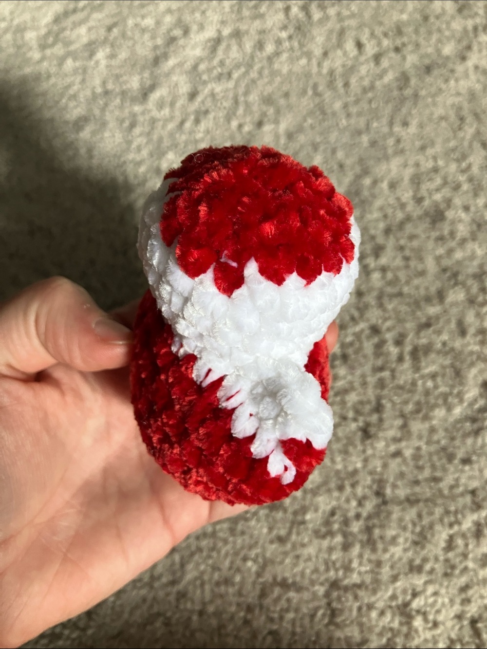 Crochet Duck Candy Cane - Picture 3 of 3